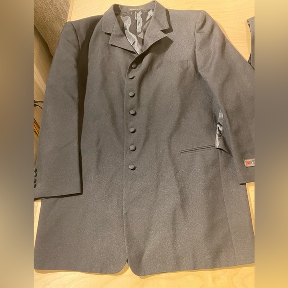 Lucci Suit Jacket with Matching Vest 48 R (H) - Picture 4 of 14